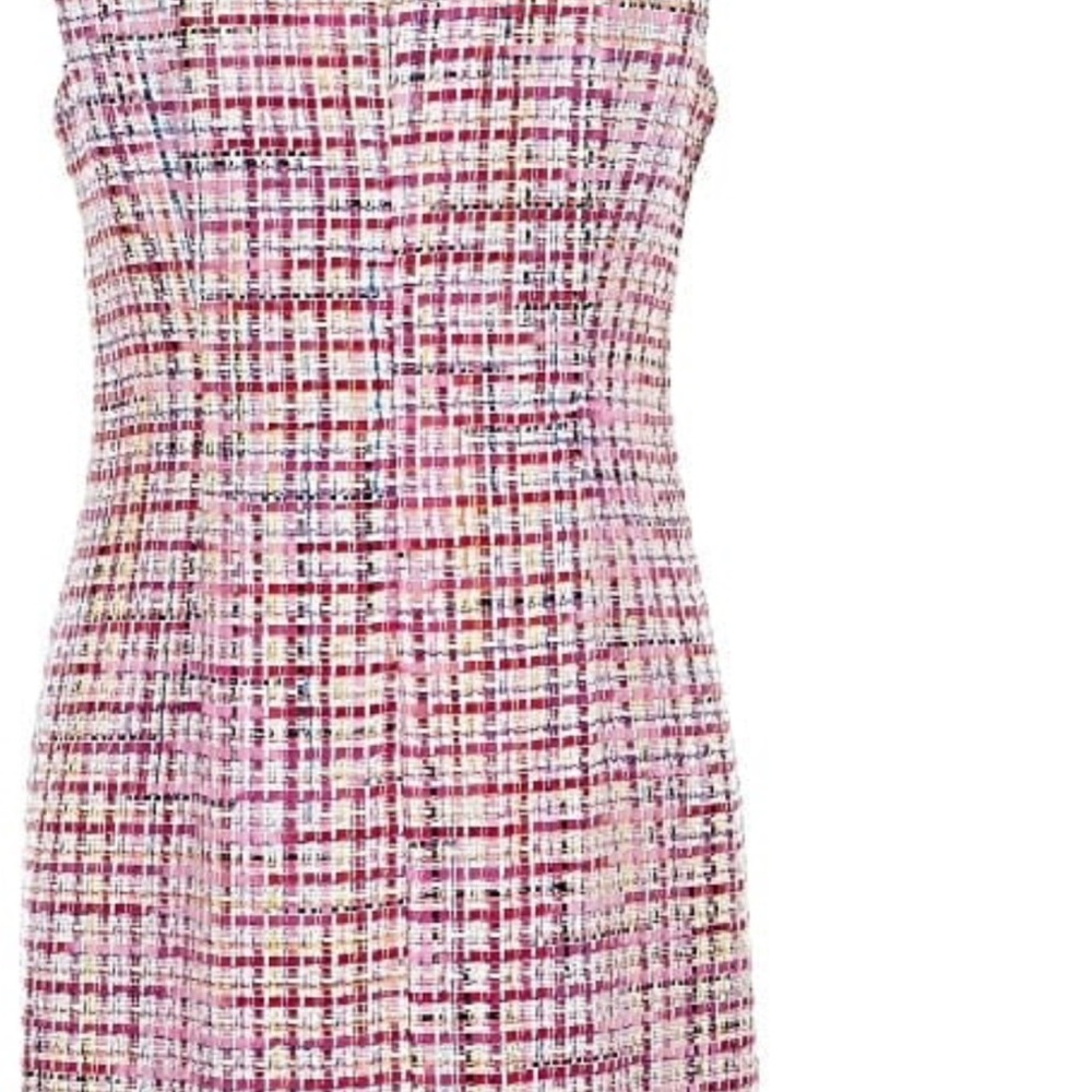 Elegant Pink Tweed Dress rsvp by TALBOTS. Size 12